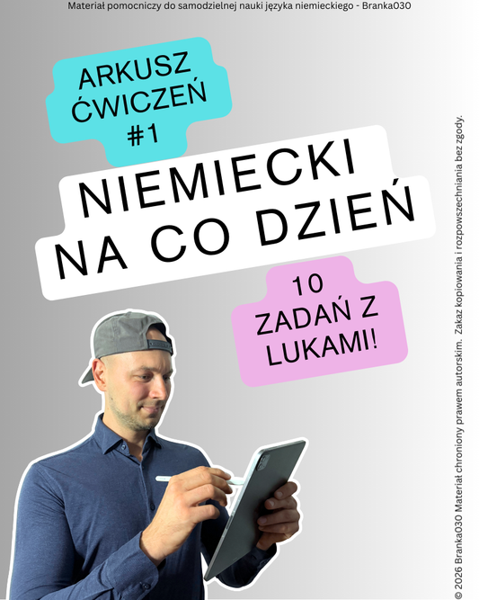 Arkusz ćwiczeń - Übungsblatt #1